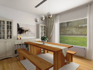 AYB KONUT, PRATIKIZ MIMARLIK/ ARCHITECTURE PRATIKIZ MIMARLIK/ ARCHITECTURE Dining roomChairs & benches