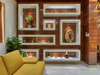 281 Residence, Archemist Architects Archemist Architects Modern living room Plywood White