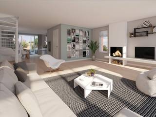 WONING, PHY interior design PHY interior design Modern living room