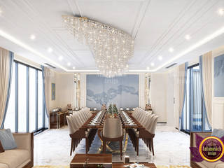 Luxurious Dining Room with Great Furniture Arrangement, Luxury Antonovich Design Luxury Antonovich Design