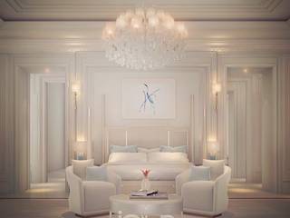Pastel Themed Bedroom Interior Designing, IONS DESIGN IONS DESIGN Phòng ngủ phong cách tối giản Đá hoa