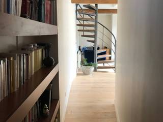 Rénovation d'une maison de campagne, Chams Architecte Chams Architecte Modern Corridor, Hallway and Staircase