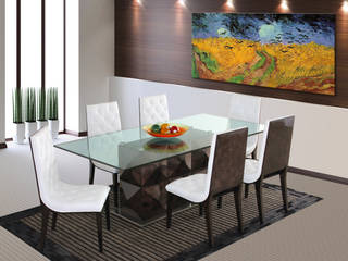 Muebles hechos según sus necesidades de diseño y espacio, CMS Mobiliario CMS Mobiliario Dining room ٹھوس لکڑی Multicolored