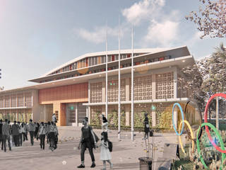 Coliseo Luis Yarzagaray. Arjona - Cartagena, Oleb Arquitectura & Interiorismo Oleb Arquitectura & Interiorismo Salle de sport tropicale