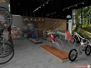 Tienda de bicicletas , GARAY ARQUITECTOS GARAY ARQUITECTOS Commercial spaces