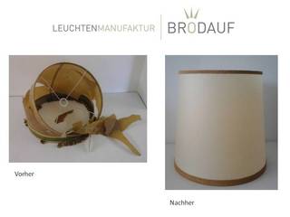 Lampenschirme neu beziehen, Leuchtenmanufaktur Brodauf GmbH Leuchtenmanufaktur Brodauf GmbH