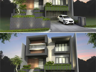 Citragarden Residential, Crea architect Crea architect منزل عائلي صغير طوب