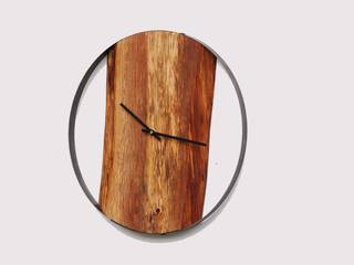 Wanduhr Eiche, Schöner Wohnen mit Holz Schöner Wohnen mit Holz غرفة المعيشة