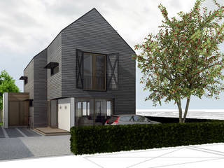 Woningontwerp vrijstaande woning Dordrecht, Trae Architect Trae Architect Eengezinswoning Hout Hout