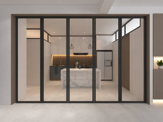 Bishan St 23, Swish Design Works Swish Design Works 現代廚房設計點子、靈感&圖片