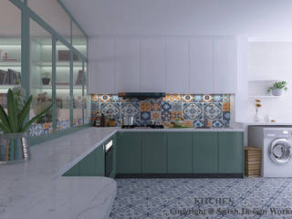 Woodlands St 81, Swish Design Works Swish Design Works Cocinas de estilo moderno Contrachapado