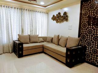 Sargam Nanded City Pune, Sanrachna Interiors Sanrachna Interiors Salones minimalistas