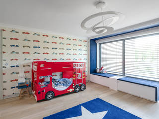 Pokój małego astronauty, Q2Design Q2Design Boys Bedroom