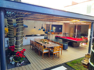 Terraza Herradura, Taller de Arquitectura Bioclimatica Taller de Arquitectura Bioclimatica Modern balcony, veranda & terrace