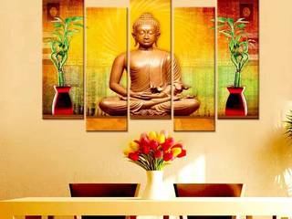 Gautam Buddha Wall Paintings, WallMantra WallMantra غرف اخرى