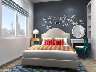 Thiết kế căn hộ 90m2 3 phòng ngủ, Lio Decor Lio Decor Modern style bedroom Chipboard