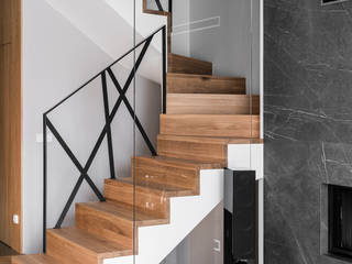 Dom Gdańsk Kowale Anna Serafin Architektura Wnętrz Schody