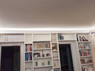 EL802 - cornice per illuminazione indiretta led a soffitto, Eleni Lighting Eleni Lighting Salas de estilo escandinavo
