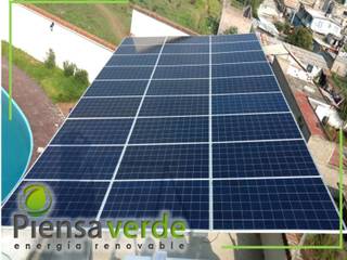 Venta e Instalación de Paneles Solares , Piensa Verde México, Querétaro, Cancún Piensa Verde México, Querétaro, Cancún Roof terrace Metal