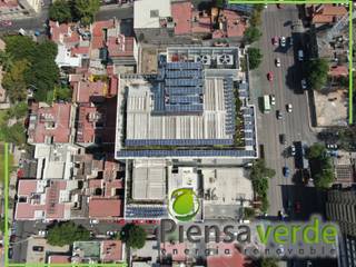 Venta e Instalación de Paneles Solares , Piensa Verde México, Querétaro, Cancún Piensa Verde México, Querétaro, Cancún Terrazas en el techo Metal