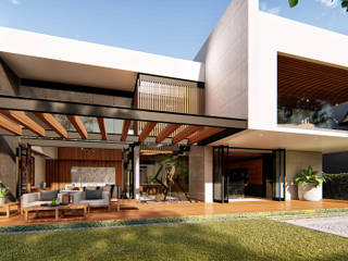 Casa VRoa., Punto Arq. Punto Arq. Minimalist style garden