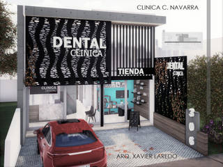 Clinica Dental Aguascalientes, Xavier Laredo Arquitecto Xavier Laredo Arquitecto Spazi commerciali Metallo