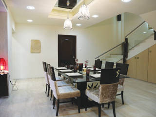 Residential P, Antarangni Interior p ltd Antarangni Interior p ltd Modern dining room