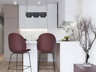 ELEGANCJA PRZY UL. PRASKIEJ, MIKOŁAJSKAstudio MIKOŁAJSKAstudio Minimalist kitchen