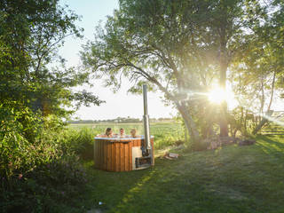 Ducktub hottub: de Ducktub Luks, Welvaere Welvaere Garden لکڑی Wood effect