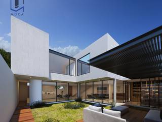 CASA DEL BOSQUE, MOCA ARQUITECTOS MOCA ARQUITECTOS 모던스타일 주택