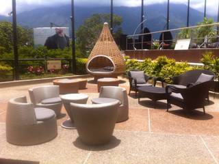 Mobiliario para Terraza de Hotel en Caracas, THE muebles THE muebles Powierzchnie handlowe