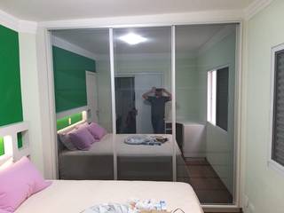 Quarto de Vestir, PROJETO IDEAL PLANEJADOS PROJETO IDEAL PLANEJADOS Modern style bedroom MDF