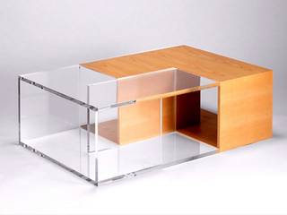 ディスプレイシェルフ 「 L 」, WORKSTUDIO WORKSTUDIO Modern living room Wood Wood effect