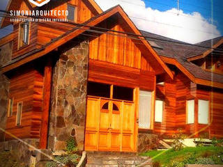 Casa Frutillar bajo / Chile , simoniarquitecto simoniarquitecto Single family home Wood Wood effect