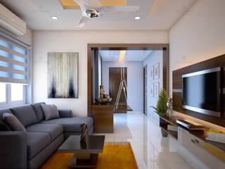 Best Interior designs in Kerala—Monnaie Architects & Interiors, Monnaie Interiors Pvt Ltd Monnaie Interiors Pvt Ltd Living room