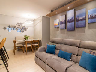MOOD- Apartamento Ipiranga, @estudiomood.arq @estudiomood.arq Livings modernos: Ideas, imágenes y decoración