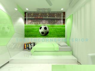 Private Residence at link road, The 7th Corner Interior The 7th Corner Interior Kamar tidur kecil