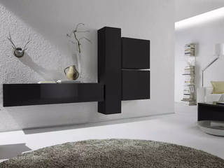 Pareti attrezzate, GiordanoShop GiordanoShop Modern living room Engineered Wood Transparent
