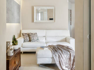 Appartamento privato a Bergamo, Resin srl Resin srl Salas de estar modernas