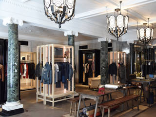 Belstaff Flagship Store, Collier Webb Collier Webb Коммерческие помещения Металл