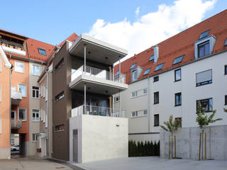 Mehrfamilienhaus KMF, Architekturbüro zwo P Architekturbüro zwo P Apartman Rengarenk