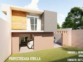 Casa Utrilla, ELH Studio Arquitectura ELH Studio Arquitectura บ้านเดี่ยว อิฐหรือดินเผา