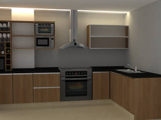 COCINA. PRIVADA EQUUS - AV. TOLUCA, 2 MINT STUDIO 2 MINT STUDIO Cucina moderna