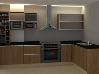 COCINA. PRIVADA EQUUS - AV. TOLUCA, 2 MINT STUDIO 2 MINT STUDIO Cozinhas modernas