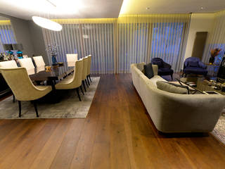 ÇEKMEKÖY KONUT, Lantana Parke Lantana Parke Rustic style living room Wood Wood effect