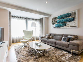 INTERIORISMO: cuando interiorismo y elegancia se funden, IMPATTO IMPATTO Modern Living Room