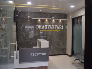 Hospital Dhanvantari ,Powai, N design studio,Interior Designer Mumbai N design studio,Interior Designer Mumbai Espaços comerciais