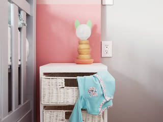 Recámara de bebé, Sentido Arquitectura Sentido Arquitectura Baby room Pink
