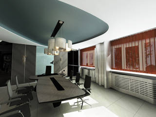 СКВОЗЬ ВРЕМЯ , STUDIO DESIGN КРАСНЫЙ НОСОРОГ STUDIO DESIGN КРАСНЫЙ НОСОРОГ Industrial style study/office