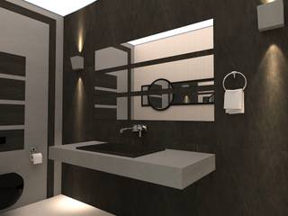 PELİKAN HİLL MALİKANE PROJESİ, Beykent İç Mimarlık Beykent İç Mimarlık Modern bathroom Stone